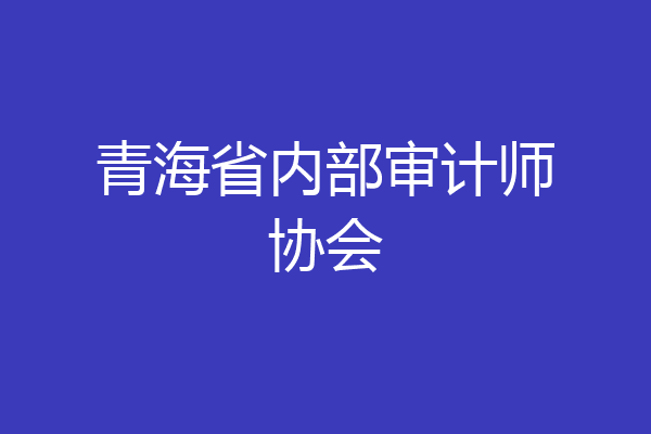青海省内部审计师协会