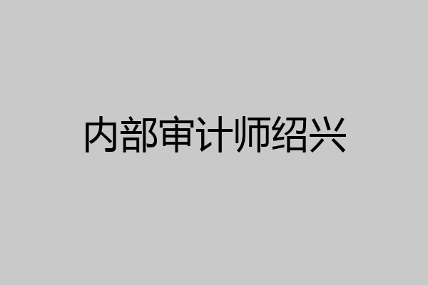 内部审计师绍兴
