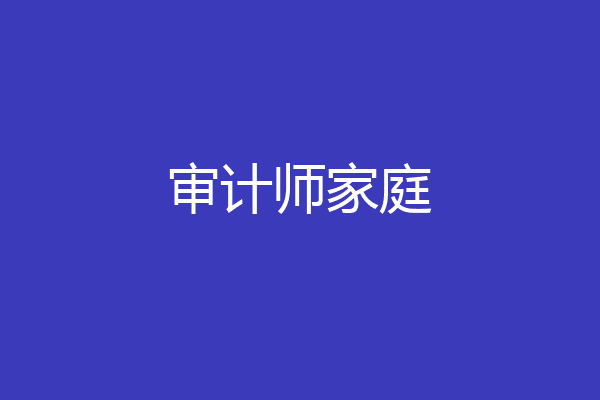 审计师家庭