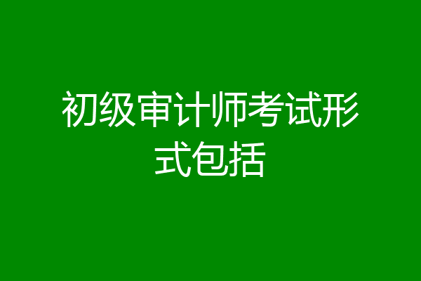 初级审计师考试形式包括