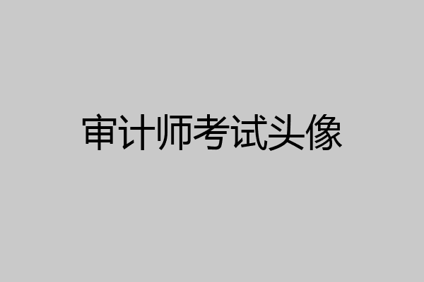 审计师考试头像
