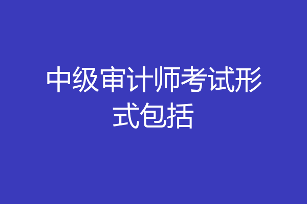 中级审计师考试形式包括