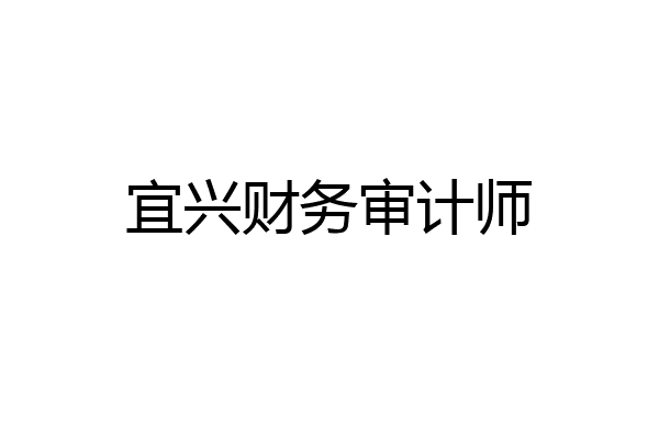 宜兴财务审计师