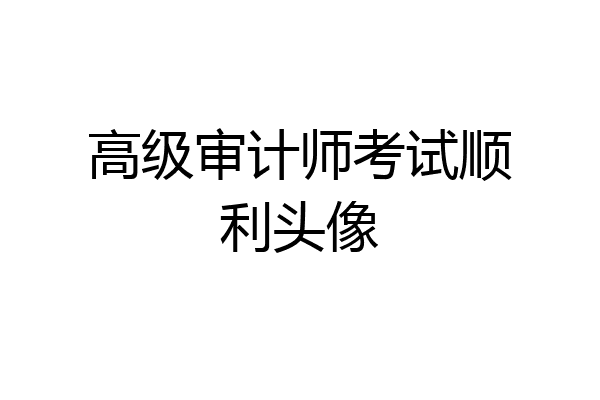 高级审计师考试顺利头像