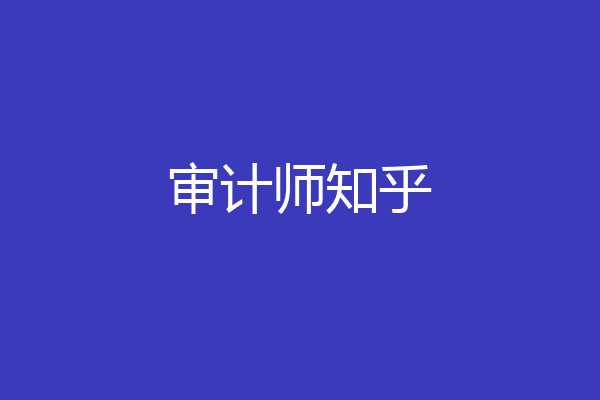 审计师知乎