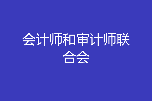 会计师和审计师联合会