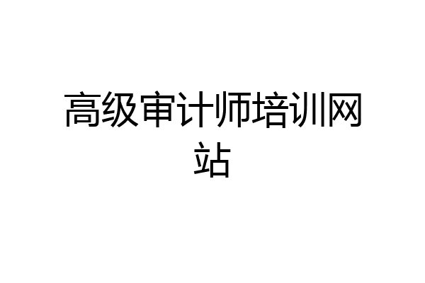 高级审计师培训网站