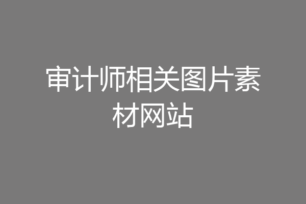 审计师相关图片素材网站
