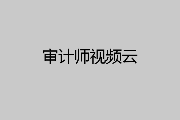 审计师视频云