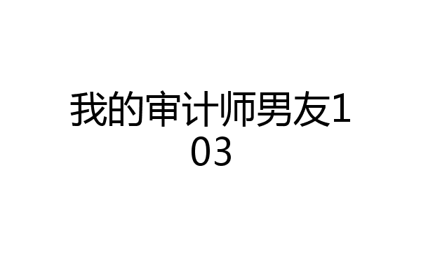 我的审计师男友103