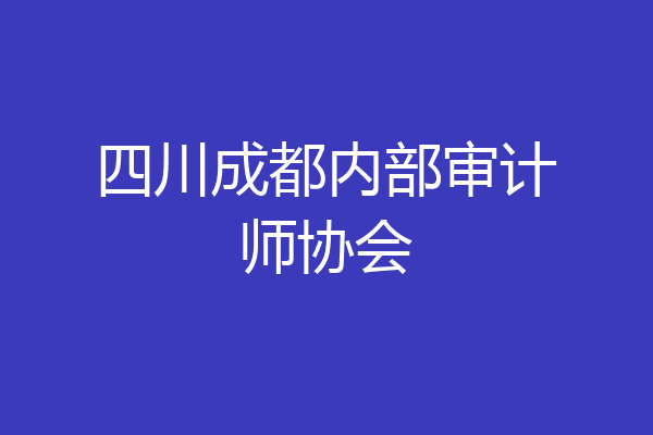 四川成都内部审计师协会