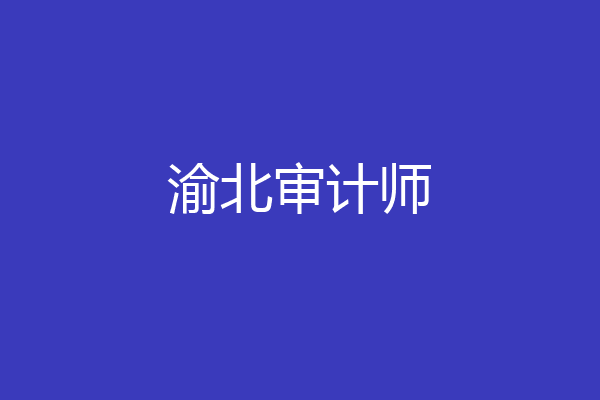 渝北审计师