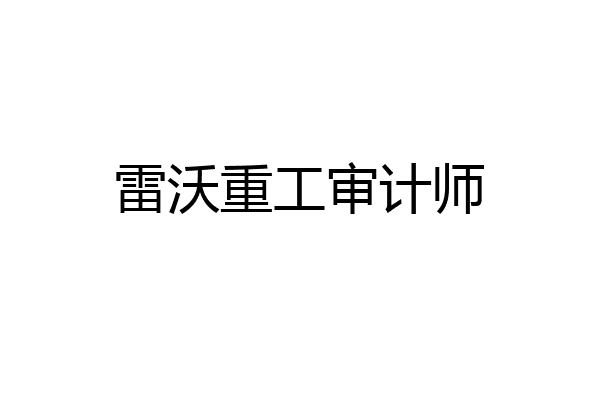 雷沃重工审计师