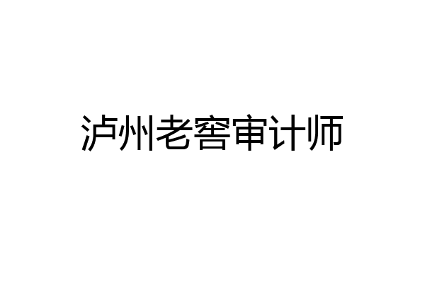 泸州老窖审计师