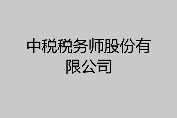 中税税务师股份有限公司
