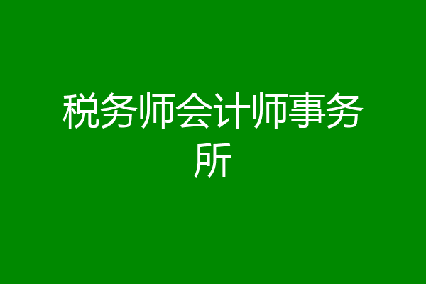 税务师会计师事务所