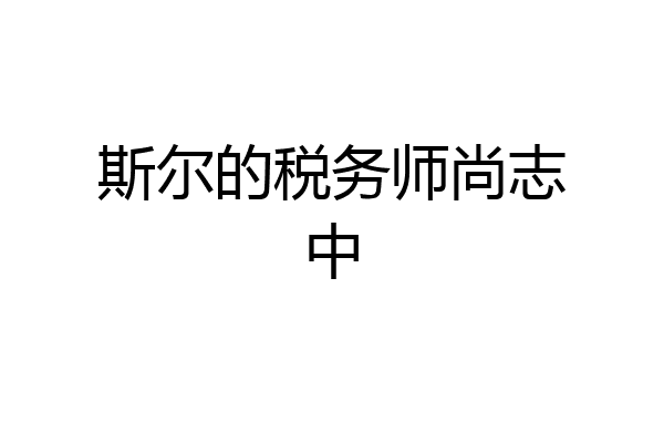 斯尔的税务师尚志中