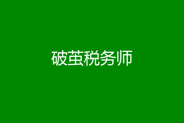 破茧税务师