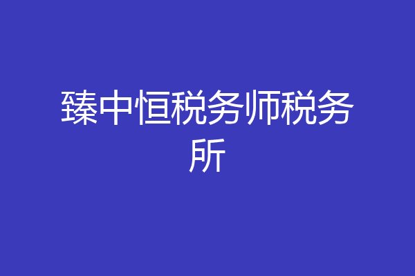 臻中恒税务师税务所