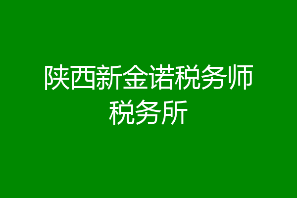 陕西新金诺税务师税务所
