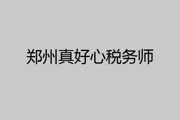 郑州真好心税务师