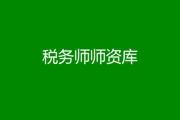 税务师师资库
