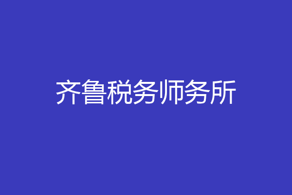齐鲁税务师务所