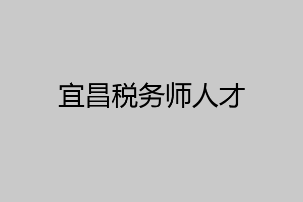 宜昌税务师人才