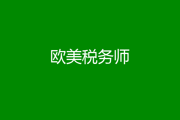 欧美税务师
