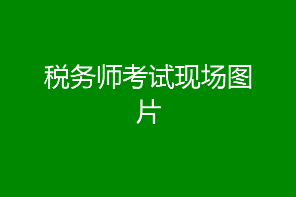 税务师考试现场图片