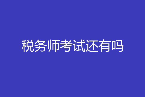 税务师考试还有吗