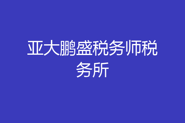 亚大鹏盛税务师税务所