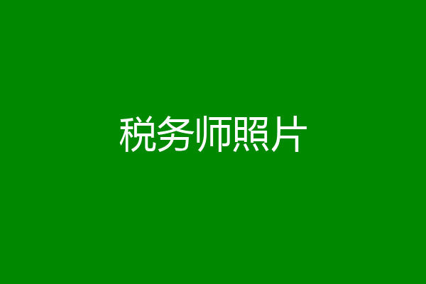 税务师照片