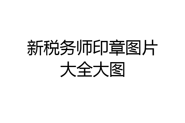 新税务师印章图片大全大图