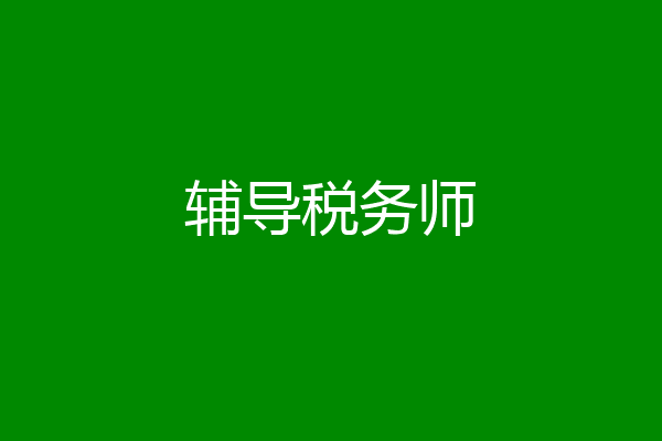 辅导税务师