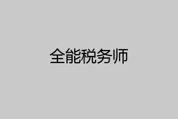 全能税务师