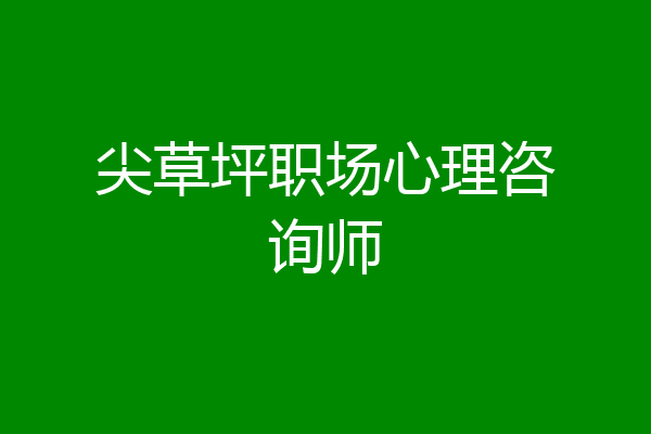尖草坪职场心理咨询师