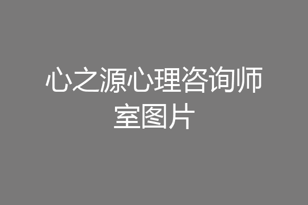 心之源心理咨询师室图片