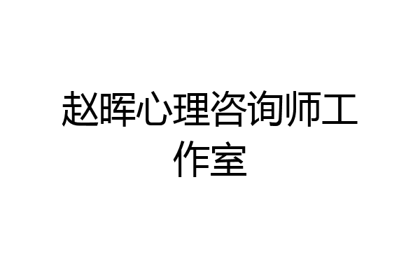 赵晖心理咨询师工作室