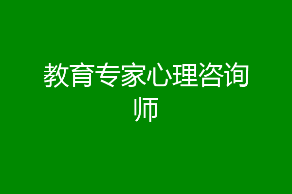 教育专家心理咨询师