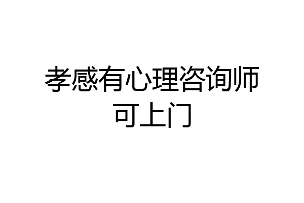 孝感有心理咨询师可上门