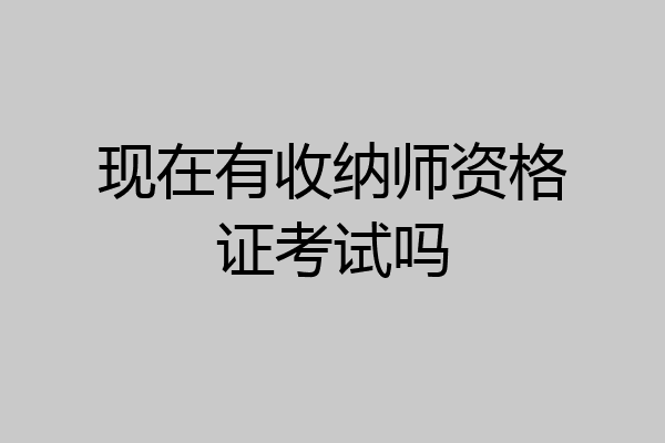 现在有收纳师资格证考试吗