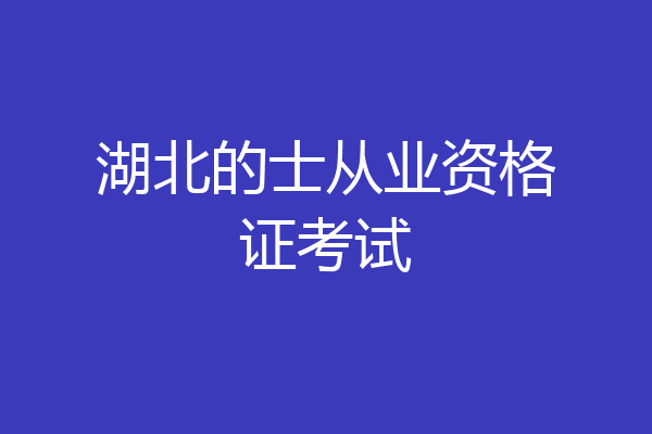 湖北的士从业资格证考试