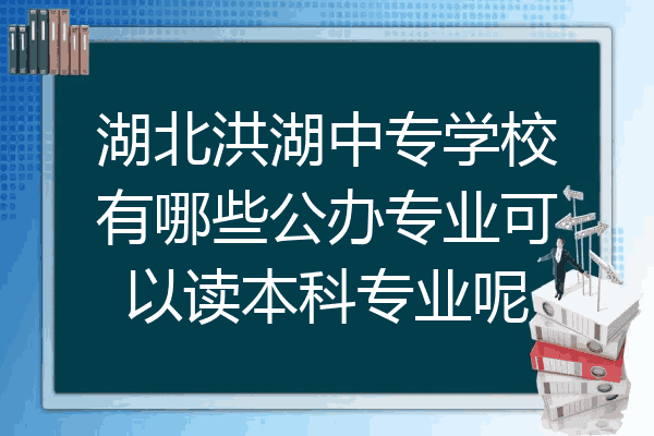 湖北洪湖中专学校有哪些公办专业可以读本科专业呢