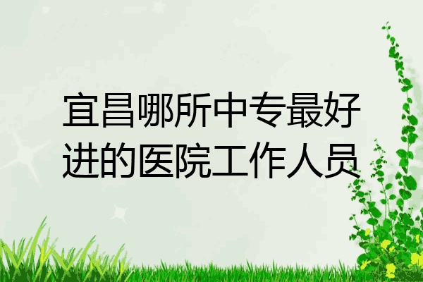 宜昌哪所中专最好进的医院工作人员