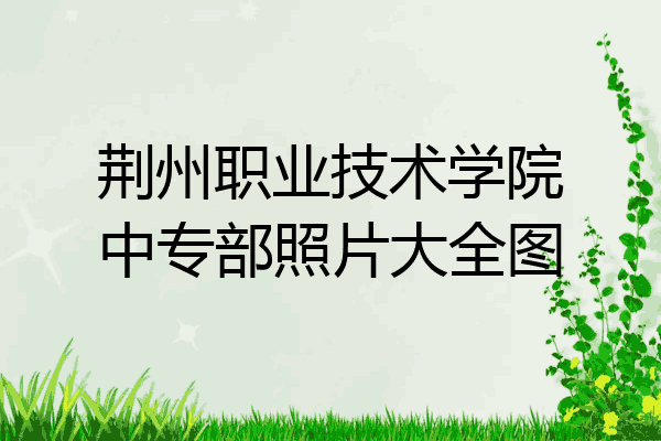 荆州职业技术学院中专部照片大全图