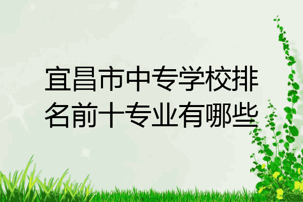 宜昌市中专学校排名前十专业有哪些