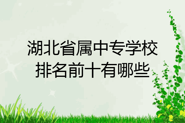 湖北省属中专学校排名前十有哪些