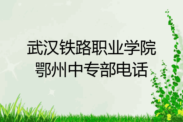 武汉铁路职业学院鄂州中专部电话