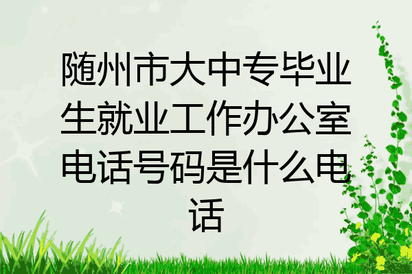 随州市大中专毕业生就业工作办公室电话号码是什么电话